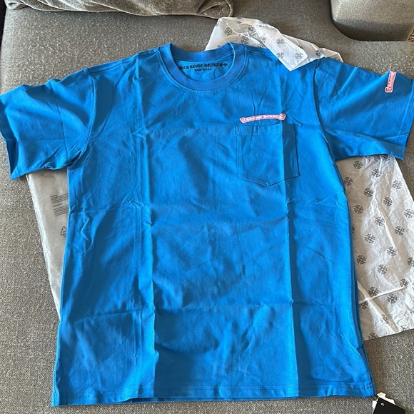 Chrome Hearts Scroll Tee Pocket Tee NEW - Picture 2 of 8